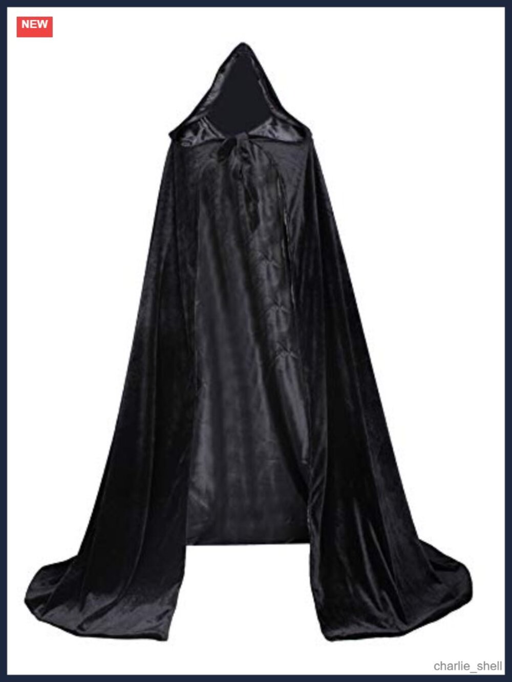 Velvet Medieval Cloak Cape Reversible Satin Lined Renaissance Costume